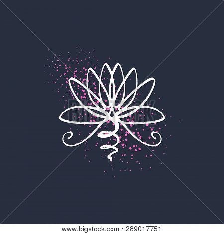 Harmony And Universe Symbol, Sacred Geometry. Ayurveda And Balance Logo Or Label