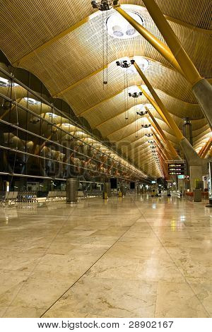 T4-Terminal im Flughafen Barajas in Madrid.