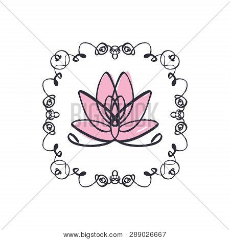 Harmony And Universe Symbol, Sacred Geometry. Ayurveda And Balance Logo Or Label