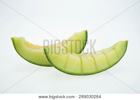 Cantaloupe Melon Isolated ..