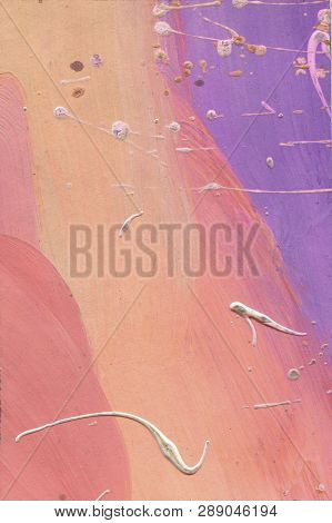Abstract Pastel Colorful Background. Soft Peach Orange Color. Pink And Purple Design Gradient Colors