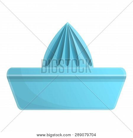 Manual Lemonade Squeezer Icon. Cartoon Of Manual Lemonade Squeezer Icon For Web Design Isolated On W