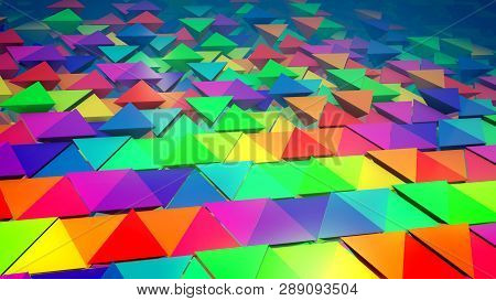 Stripes Of Lengthy Childish Pyramids
