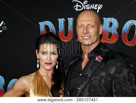 Joseph Gatt and Mercy Malick at the World premiere of 'Dumbo' held at the El Capitan Theatre in Hollywood, USA on March 11, 2019.