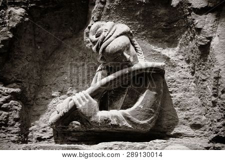 Dazu Rock Carvings as the World Heritage Site located in suburb Chongqing, China