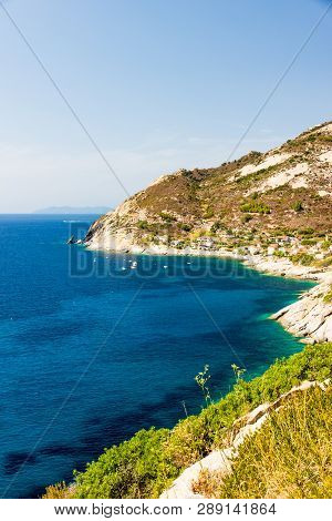 Cristal Sea Water Near Chiessi, Elba Island