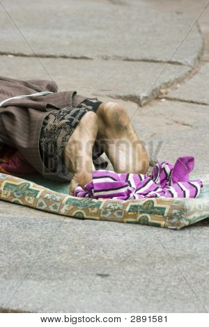Tibetanske Pilgrim i Lhasa