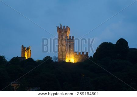 Scaliger Castle of Valeggio Sul Mincio, Verona, Veneto, Italy