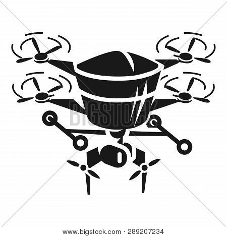 Meteo Drone Icon. Simple Illustration Of Meteo Drone Icon For Web Design Isolated On White Backgroun