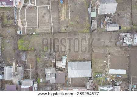 Holiday Village Top View. Shooting From The Drone.
