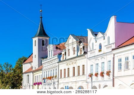 historic architecture Domazlice, Czech Republic