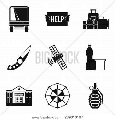 Felon Icons Set. Simple Set Of 9 Felon Icons For Web Isolated On White Background