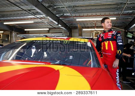 March 09, 2019 - Avondale, Arizona, USA: Kyle Larson (42) gets ready to practice for the Ticket Guardian 500 at ISM Raceway in Avondale, Arizona.