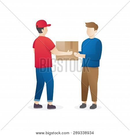 Vector Illustration Concept For Delivery Service