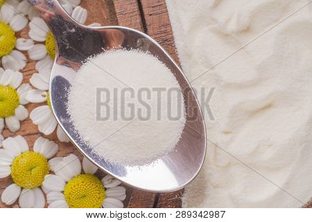 Collagen Protein Top View, Hydrolyzed Collagen