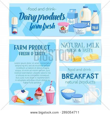 Dairy Products Vector Photo Free Trial Bigstock