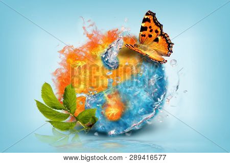 Photo Of Jing Jang Energy Of Water And Fire