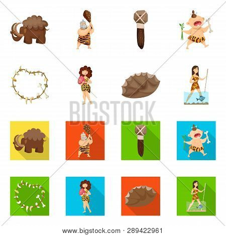 Vector Design Of Evolution  And Prehistory Sign. Set Of Evolution  And Development  Vector Icon For 