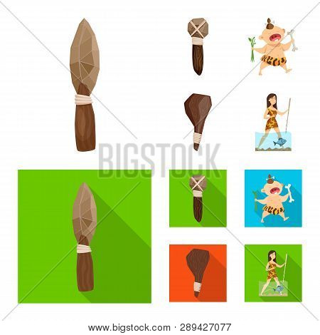 Vector Design Of Evolution  And Prehistory Sign. Set Of Evolution  And Development  Stock Symbol For