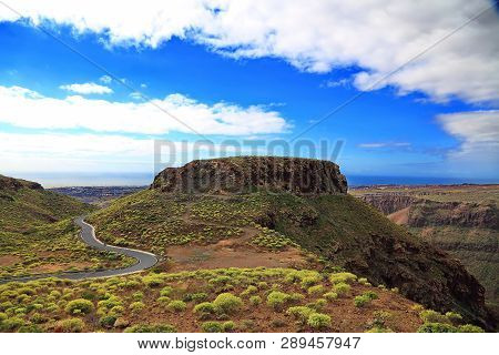 Degollada De La Yegua Is A Plateau In Gran Canaria