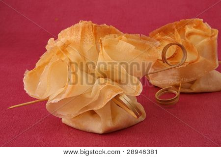 filo อาหาร canape