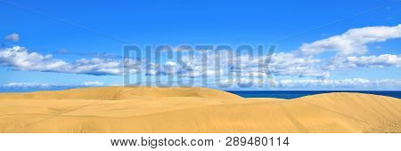 Maspalomas The Sand Dunes On Gran Canaria