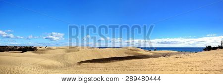 Maspalomas The Sand Dunes On Gran Canaria