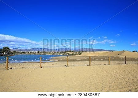 Maspalomas The Sand Dunes On Gran Canaria