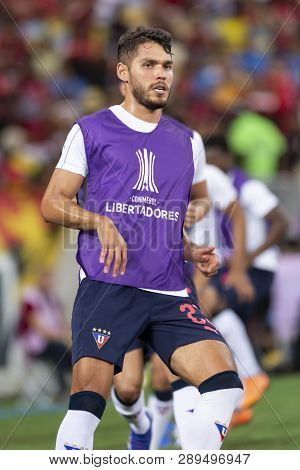 Rio, Brazil - March 13, 2019: Nicolas Freire Player In Match Between Flamengo (bra) And Ldu (ecu) By