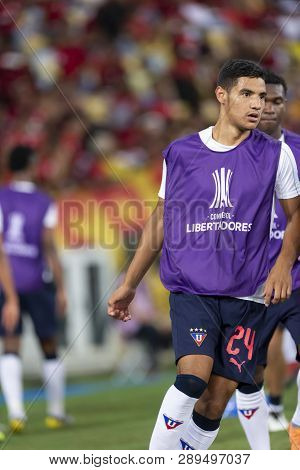 Rio, Brazil - March 13, 2019: Kevin Minda Player In Match Between Flamengo (bra) And Ldu (ecu) By Th