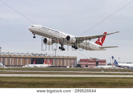 Airplane Takeoff From Airport