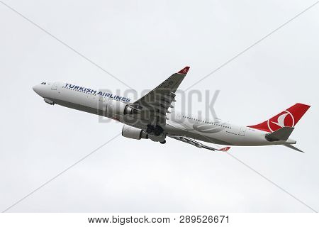 Airplane Takeoff From Airport