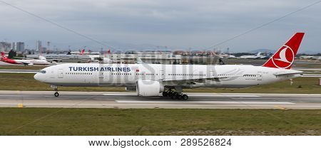 Airplane Takeoff From Airport