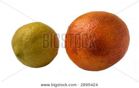 Citron a pomeranč