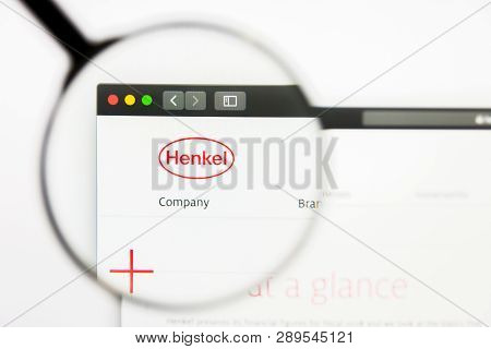 Los Angeles, California, Usa - 13 March 2019: Illustrative Editorial, Henkel Website Homepage. Henke