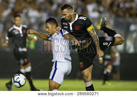 Rio, Brazil - March 14, 2019: Leandro Castan Player In Match Between Vasco And Avai By The Carioca C