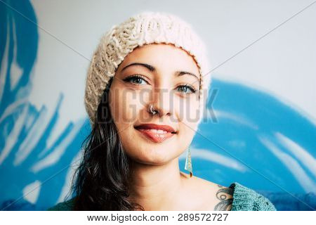 Papendrecht Netherlands March 12, 2019 Portrait Of Reachel Singh, Dutch Professional Songwriter Rest