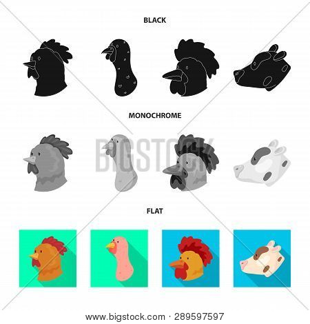 Vector Illustration Of Agriculture And Breeding Icon. Collection Of Agriculture And Organic  Vector 