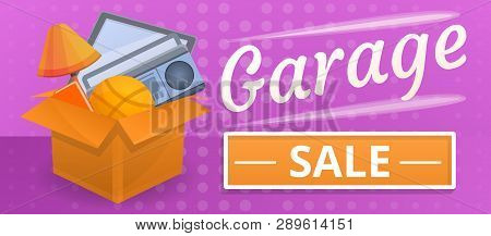 Final Garage Sale Concept Banner. Cartoon Illustration Of Final Garage Sale Concept Banner For Web D