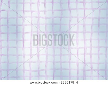 Abstract Illustration Of Lilac Cells On A Blue Watercolor Background