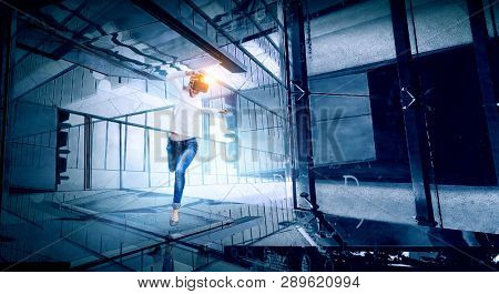 Future of virtual technology. Mixed media