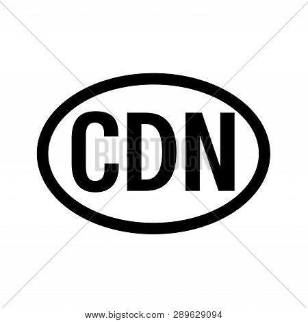 Country Code Vehicle Registration Canada With A White Background