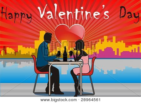Pár na Valentýna