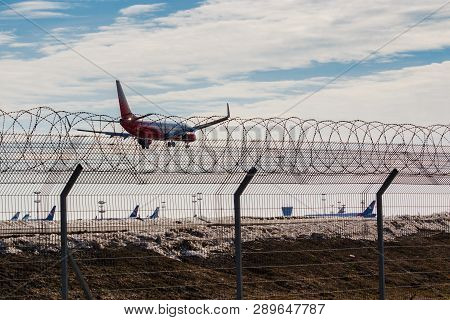 Moscow, Russia - March 14, 2019: Aircraft Boeing 737-8lj(wl) Vp-boa Of Rossiya - Russian Airlines Go