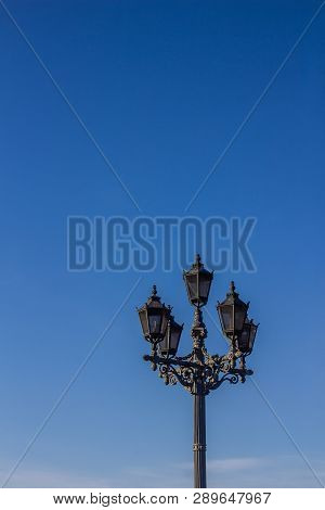 Lantern Vintage St. Petersburg. City Lighting. Beautiful Lantern