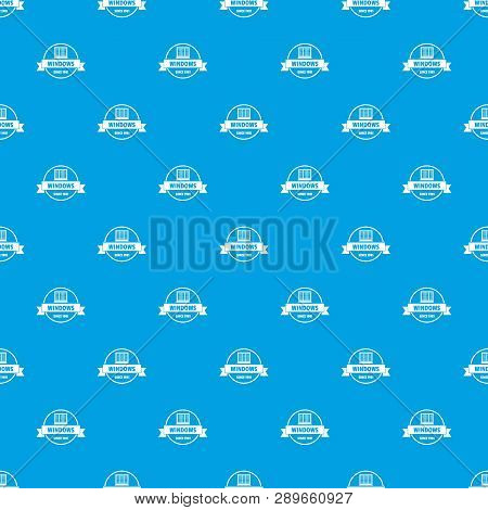 Construction Decotrative Pattern Seamless Blue Repeat For Any Use