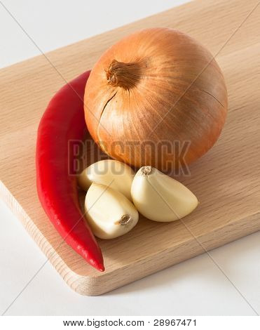 Aglio e cipolla peperoncino