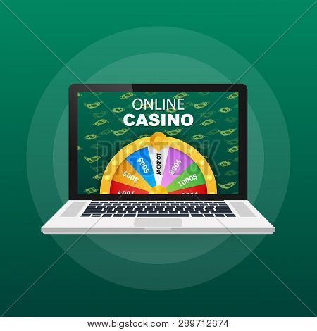 Roulette 3d Fortune. Wheel Fortune For Game And Win Jackpot. Online Casino Concept. Internet Casino 