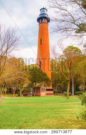 The Historic Currituck Lighthouse Is Located In Corolla North Carolina In The Outer Banks