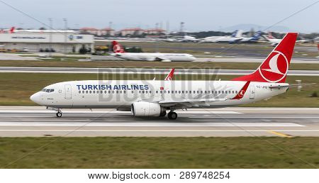 Airplane Takeoff From Airport